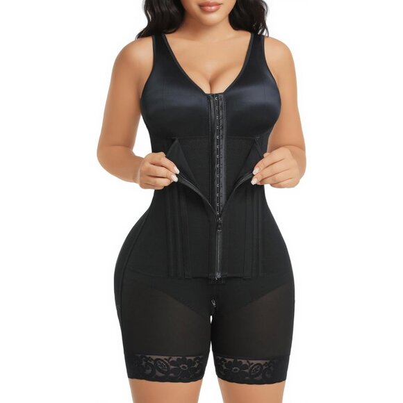 Other - Women' Shapewear Tummy Control Body Shaper Girdles Post Garment 1-Black